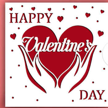 Intra απο ξύλο plywood 3mm-4mm πάχος – Πακέτο καρτών για την ημέρα του Αγίου Βαλεντίνου Δίασταση  20x20 cm INTRAFABR-90179961 - Image 5