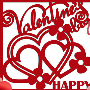 Intra απο ξύλο plywood 3mm-4mm πάχος – Πακέτο καρτών για την ημέρα του Αγίου Βαλεντίνου Δίασταση  20x20 cm INTRAFABR-90179961 - Image 12