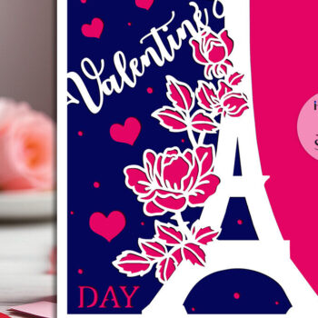 Intra απο ξύλο plywood 3mm-4mm πάχος – Πακέτο καρτών για την ημέρα του Αγίου Βαλεντίνου Δίασταση  20x20 cm INTRAFABR-90182231 - Image 5