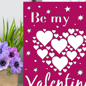 Intra απο ξύλο plywood 3mm-4mm πάχος – Πακέτο καρτών για την ημέρα του Αγίου Βαλεντίνου Δίασταση  20x20 cm INTRAFABR-90182231 - Image 9