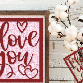 Intra απο ξύλο plywood 3mm-4mm πάχος – Κάρτες για την Ημέρα του Αγίου Βαλεντίνου Κόψτε το πακέτο Δίασταση  20x20 cm INTRAFABR-55390092 - Image 6