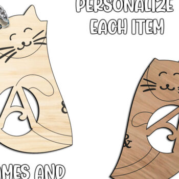 Intra απο ξύλο plywood 3mm-4mm πάχος – Γράμμα με μπρελόκ για την ημέρα του Αγίου Βαλεντίνου Δίασταση  5x5 cm INTRAFABR-113275142 - Image 3