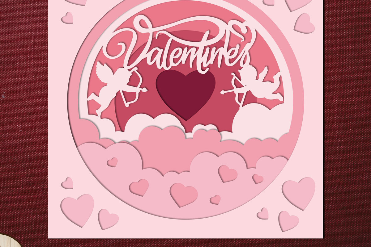 Intra απο ξύλο plywood 3mm-4mm πάχος – Στολίδια με έρωτα για την ημέρα του Αγίου Βαλεντίνου Δίασταση  20x20 cm INTRAFABR-87124201