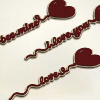 Intra απο ξύλο plywood 3mm-4mm πάχος – Διακοσμητικό αρχείο χειροτεχνίας για την ημέρα του Αγίου Βαλεντίνου Δίασταση  40x30 cm INTRAFABR-88300307 - Image 1