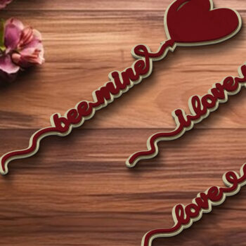 Intra απο ξύλο plywood 3mm-4mm πάχος – Διακοσμητικό αρχείο χειροτεχνίας για την ημέρα του Αγίου Βαλεντίνου Δίασταση  40x30 cm INTRAFABR-88300307 - Image 2