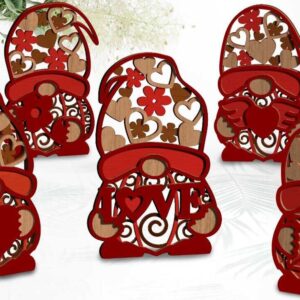 Intra απο ξύλο plywood 3mm-4mm πάχος – Διακοσμητικά καλικάντζαρια για την ημέρα του Αγίου Βαλεντίνου Δίασταση 20x20 cm INTRAFABR-86120193