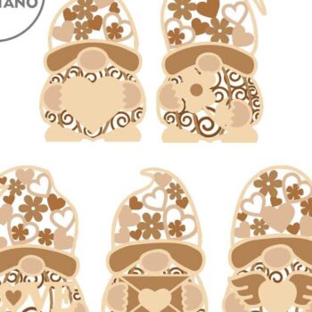 Intra απο ξύλο plywood 3mm-4mm πάχος – Διακοσμητικά καλικάντζαρια για την ημέρα του Αγίου Βαλεντίνου Δίασταση  20x20 cm INTRAFABR-86120193 - Image 8