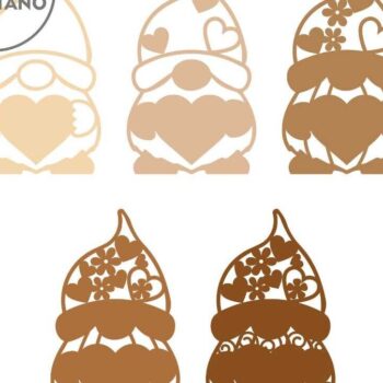 Intra απο ξύλο plywood 3mm-4mm πάχος – Διακοσμητικά καλικάντζαρια για την ημέρα του Αγίου Βαλεντίνου Δίασταση  20x20 cm INTRAFABR-86120193 - Image 9