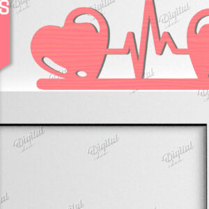 Intra απο ξύλο plywood 3mm-4mm πάχος – Γωνιακή για την ημέρα του Αγίου Βαλεντίνου Δίασταση  20x20 cm INTRAFABR-84668406