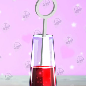 Intra απο ξύλο plywood 3mm-4mm πάχος – Κοπή λέιζερ με αναδευτήρα ροφήματος για την ημέρα του Αγίου Βαλεντίνου Δίασταση  20x20 cm INTRAFABR-110393538 - Image 2