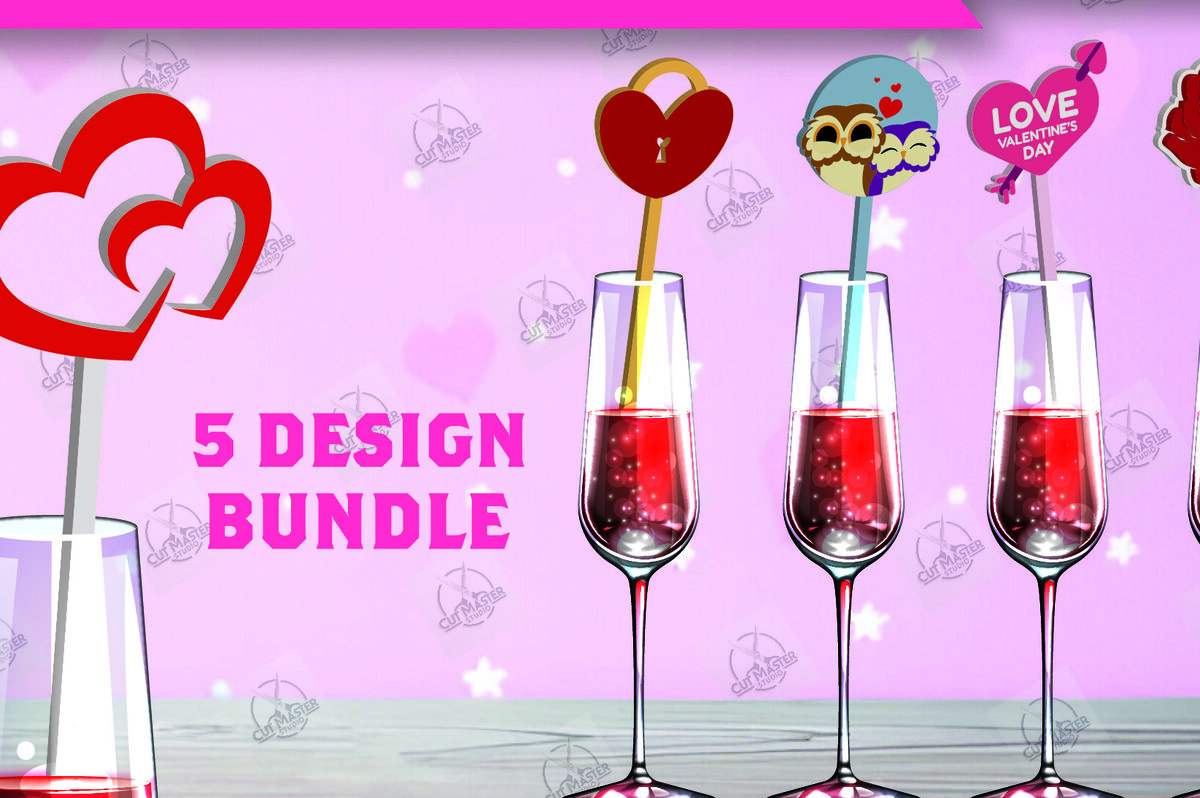 Intra απο ξύλο plywood 3mm-4mm πάχος – Πακέτο αναδευτήρα ποτών για την ημέρα του Αγίου Βαλεντίνου Δίασταση  20x20 cm INTRAFABR-110393806