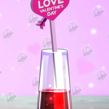 Intra απο ξύλο plywood 3mm-4mm πάχος – Πακέτο αναδευτήρα ποτών για την ημέρα του Αγίου Βαλεντίνου Δίασταση  20x20 cm INTRAFABR-110393806 - Image 6