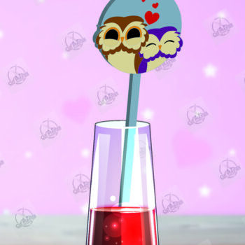 Intra απο ξύλο plywood 3mm-4mm πάχος – Πακέτο αναδευτήρα ποτών για την ημέρα του Αγίου Βαλεντίνου Δίασταση  20x20 cm INTRAFABR-110460333 - Image 9