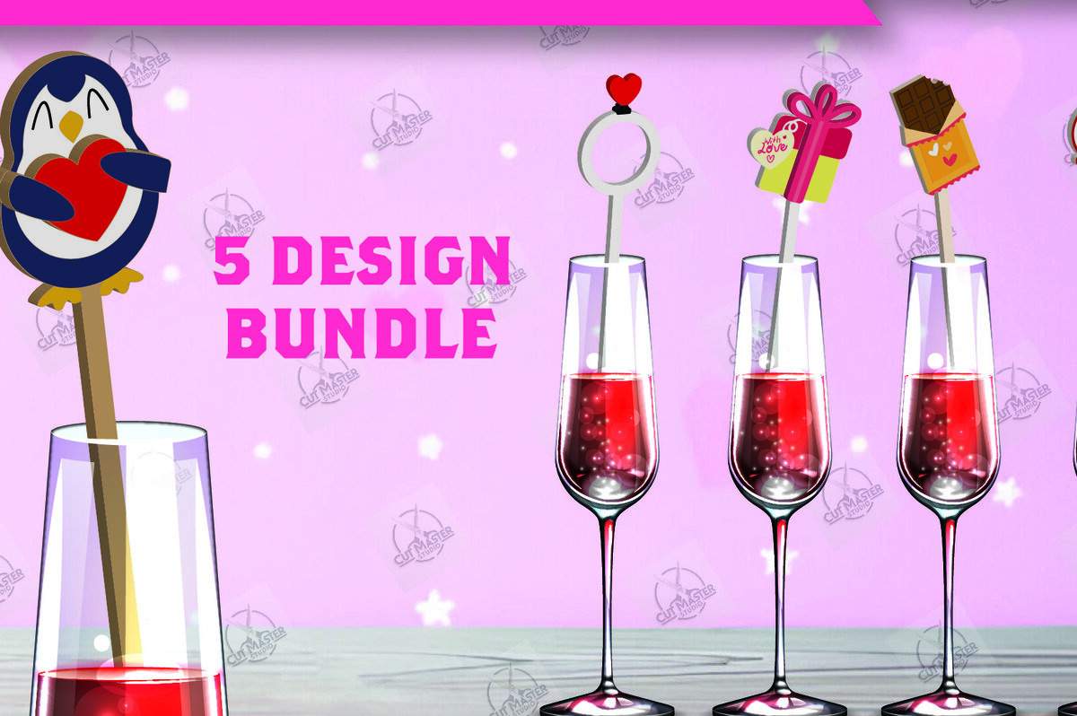 Intra απο ξύλο plywood 3mm-4mm πάχος – Πακέτο αναδευτήρα ποτών για την ημέρα του Αγίου Βαλεντίνου Δίασταση  20x20 cm INTRAFABR-110393632