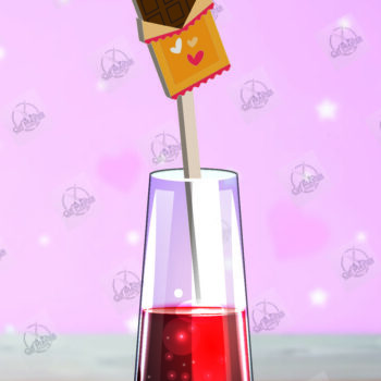 Intra απο ξύλο plywood 3mm-4mm πάχος – Πακέτο αναδευτήρα ποτών για την ημέρα του Αγίου Βαλεντίνου Δίασταση  20x20 cm INTRAFABR-110393632 - Image 6