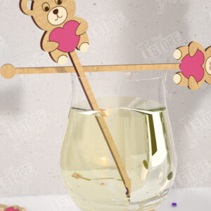 Intra απο ξύλο plywood 3mm-4mm πάχος – Αναδευτήρες ποτών για την ημέρα του Αγίου Βαλεντίνου | CNC Δίασταση  20x20 cm INTRAFABR-110327576