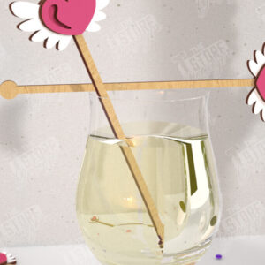 Intra απο ξύλο plywood 3mm-4mm πάχος – Αναδευτήρες ποτών για την ημέρα του Αγίου Βαλεντίνου | CNC Δίασταση  20x20 cm INTRAFABR-110327580