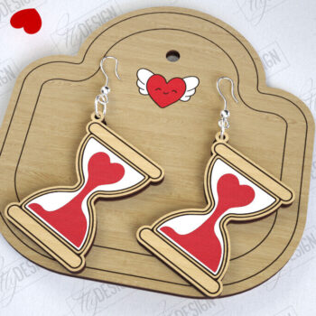 Intra απο ξύλο plywood 3mm-4mm πάχος – Σκουλαρίκια του Αγίου Βαλεντίνου | Αξεσουάρ Δίασταση  5x5 cm INTRAFABR-113775890 - Image 1