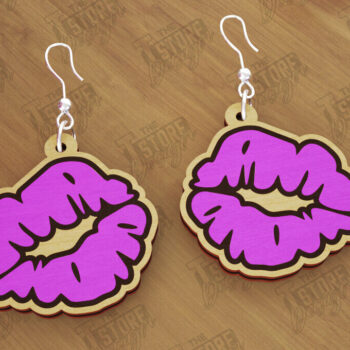 Intra απο ξύλο plywood 3mm-4mm πάχος – Πακέτο με σκουλαρίκια για την ημέρα του Αγίου Βαλεντίνου | Δώρο Δίασταση  5x5 cm INTRAFABR-112528331 - Image 8