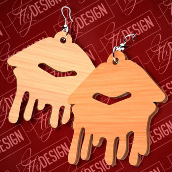 Intra απο ξύλο plywood 3mm-4mm πάχος – Σκουλαρίκια του Αγίου Βαλεντίνου | CNC Δίασταση  5x5 cm INTRAFABR-89110843 - Image 14