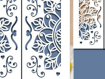 Intra απο ξύλο plywood 3mm-4mm πάχος – Floral κάρτα για την ημέρα του Αγίου Βαλεντίνου 1268 Δίασταση  20x20 cm INTRAFABR-113030996 - Image 1