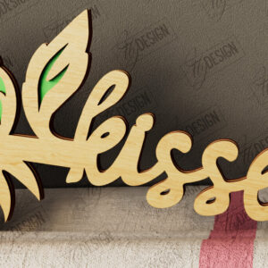 Intra απο ξύλο plywood 3mm-4mm πάχος – Λουλούδια του Αγίου Βαλεντίνου | Ρομαντικό δώρο Δίασταση  20x20 cm INTRAFABR-111866220