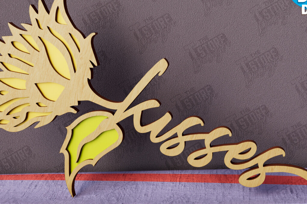 Intra απο ξύλο plywood 3mm-4mm πάχος – Λουλούδια του Αγίου Βαλεντίνου | Ρομαντικό δώρο Δίασταση  20x20 cm INTRAFABR-112499442