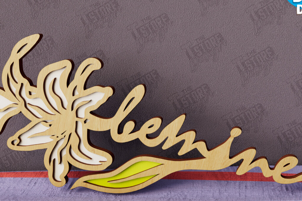 Intra απο ξύλο plywood 3mm-4mm πάχος – Λουλούδια του Αγίου Βαλεντίνου | Ρομαντικό δώρο Δίασταση  20x20 cm INTRAFABR-112499485