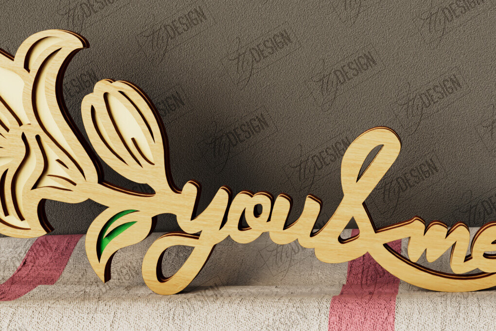 Intra απο ξύλο plywood 3mm-4mm πάχος – Λουλούδια του Αγίου Βαλεντίνου | Ρομαντικό δώρο Δίασταση  20x20 cm INTRAFABR-111866186