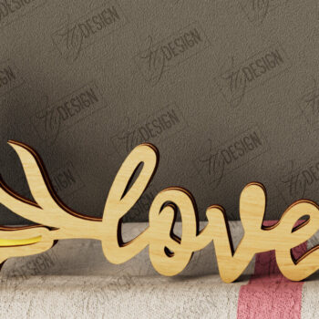 Intra απο ξύλο plywood 3mm-4mm πάχος – Λουλούδια του Αγίου Βαλεντίνου | Ρομαντικό δώρο Δίασταση  20x20 cm INTRAFABR-111866202 - Image 1