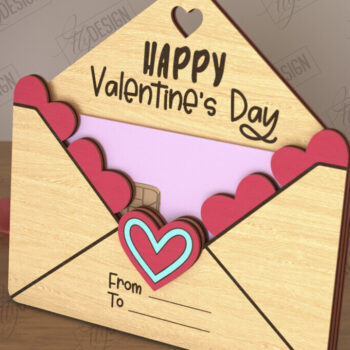 Intra απο ξύλο plywood 3mm-4mm πάχος – Πακέτο με δωροκάρτα για την ημέρα του Αγίου Βαλεντίνου Δίασταση  20x20 cm INTRAFABR-110262269 - Image 11