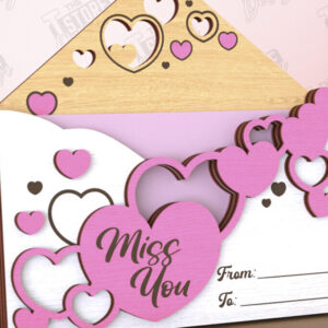 Intra απο ξύλο plywood 3mm-4mm πάχος – Κάτοχος δωροκάρτας για την ημέρα του Αγίου Βαλεντίνου | Δώρο Δίασταση  20x20 cm INTRAFABR-110259604