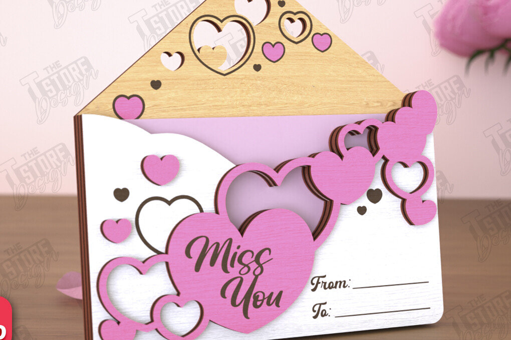 Intra απο ξύλο plywood 3mm-4mm πάχος – Κάτοχος δωροκάρτας για την ημέρα του Αγίου Βαλεντίνου | Δώρο Δίασταση  20x20 cm INTRAFABR-110259604