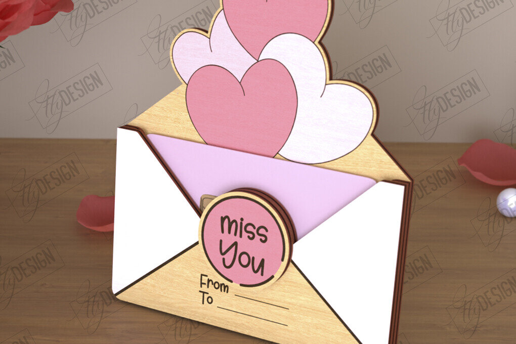 Intra απο ξύλο plywood 3mm-4mm πάχος – Κάτοχος δωροκάρτας για την ημέρα του Αγίου Βαλεντίνου | Δώρο Δίασταση  20x20 cm INTRAFABR-110261976