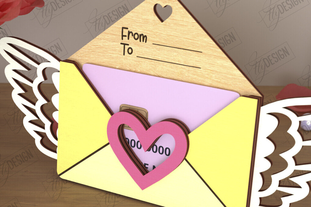 Intra απο ξύλο plywood 3mm-4mm πάχος – Κάτοχος δωροκάρτας για την ημέρα του Αγίου Βαλεντίνου | Δώρο Δίασταση  20x20 cm INTRAFABR-110261986