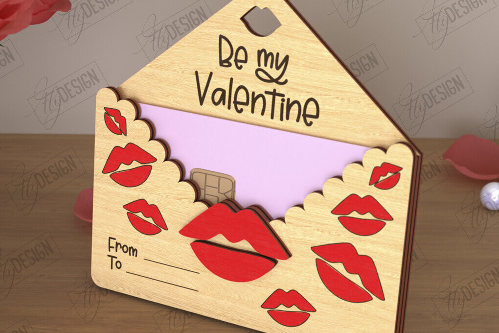 Intra απο ξύλο plywood 3mm-4mm πάχος – Κάτοχος δωροκάρτας για την ημέρα του Αγίου Βαλεντίνου | Δώρο Δίασταση  20x20 cm INTRAFABR-110261990