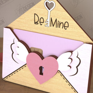 Intra απο ξύλο plywood 3mm-4mm πάχος – Κάτοχος δωροκάρτας για την ημέρα του Αγίου Βαλεντίνου | Δώρο Δίασταση  20x20 cm INTRAFABR-110261999