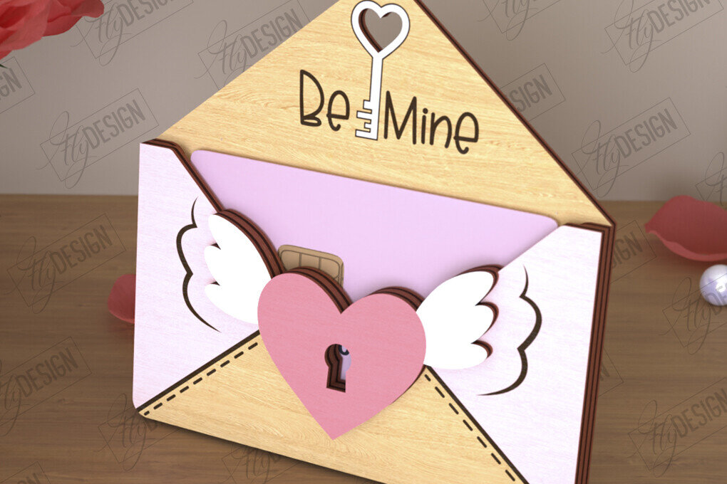 Intra απο ξύλο plywood 3mm-4mm πάχος – Κάτοχος δωροκάρτας για την ημέρα του Αγίου Βαλεντίνου | Δώρο Δίασταση  20x20 cm INTRAFABR-110261999