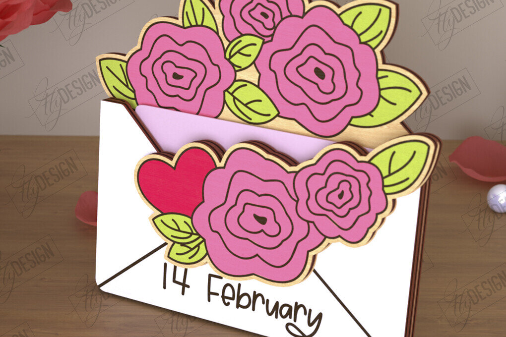 Intra απο ξύλο plywood 3mm-4mm πάχος – Κάτοχος δωροκάρτας για την ημέρα του Αγίου Βαλεντίνου | Δώρο Δίασταση  20x20 cm INTRAFABR-110262013