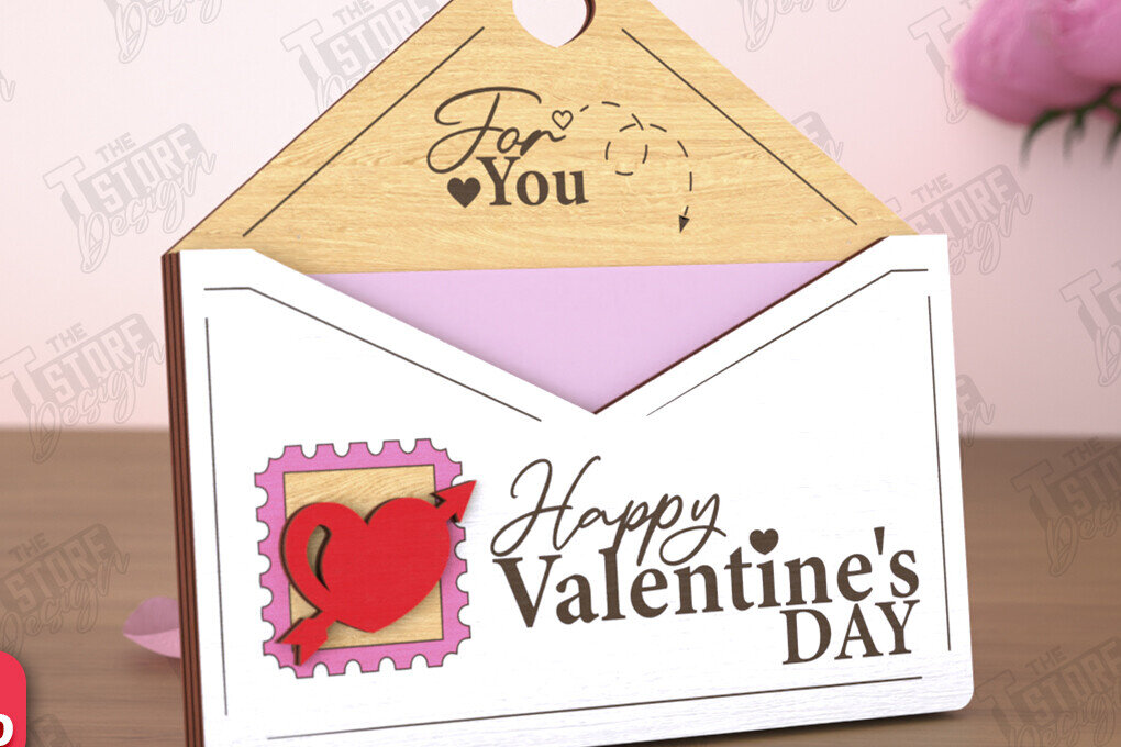 Intra απο ξύλο plywood 3mm-4mm πάχος – Κάτοχος δωροκάρτας για την ημέρα του Αγίου Βαλεντίνου | Δώρο Δίασταση  20x20 cm INTRAFABR-110259570