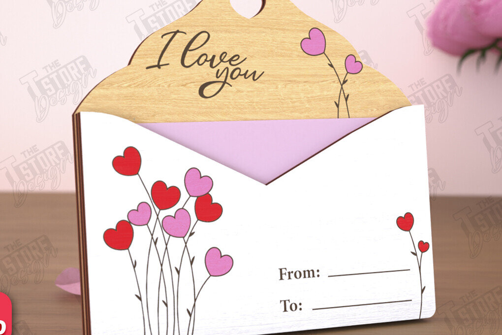 Intra απο ξύλο plywood 3mm-4mm πάχος – Κάτοχος δωροκάρτας για την ημέρα του Αγίου Βαλεντίνου | Δώρο Δίασταση  20x20 cm INTRAFABR-110259577