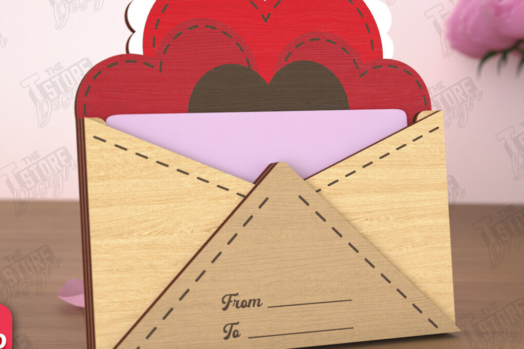 Intra απο ξύλο plywood 3mm-4mm πάχος – Κάτοχος δωροκάρτας για την ημέρα του Αγίου Βαλεντίνου | Δώρο Δίασταση  20x20 cm INTRAFABR-110259582