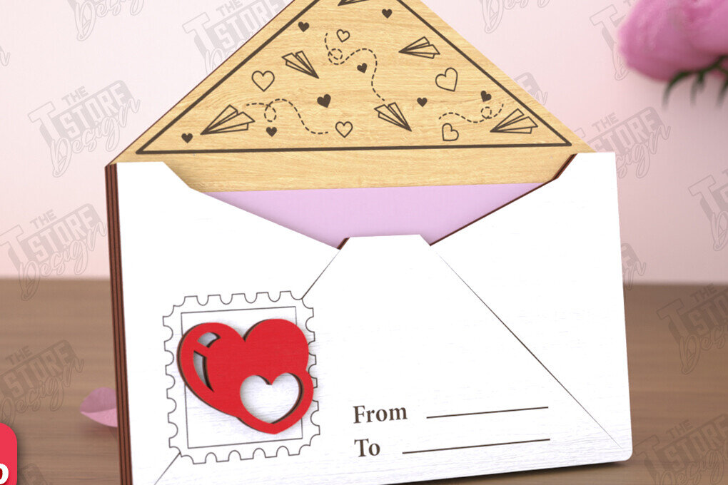 Intra απο ξύλο plywood 3mm-4mm πάχος – Κάτοχος δωροκάρτας για την ημέρα του Αγίου Βαλεντίνου | Δώρο Δίασταση  20x20 cm INTRAFABR-110259586