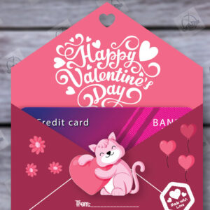 Intra απο ξύλο plywood 3mm-4mm πάχος – Κάτοχος δωροκάρτας για την ημέρα του Αγίου Βαλεντίνου Δίασταση  20x20 cm INTRAFABR-113939449