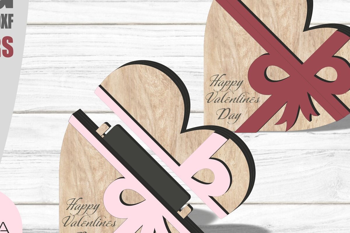 Intra απο ξύλο plywood 3mm-4mm πάχος – Κάτοχος δωροκάρτας για την Ημέρα του Αγίου Βαλεντίνου Δίασταση  20x20 cm INTRAFABR-86834430