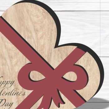 Intra απο ξύλο plywood 3mm-4mm πάχος – Κάτοχος δωροκάρτας για την Ημέρα του Αγίου Βαλεντίνου Δίασταση  20x20 cm INTRAFABR-86834430 - Image 4