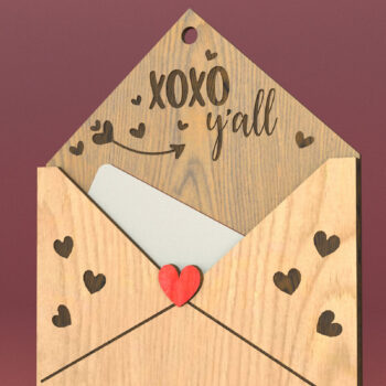 Intra απο ξύλο plywood 3mm-4mm πάχος – Πακέτο με δωροκάρτες για την ημέρα του Αγίου Βαλεντίνου Δίασταση  20x20 cm INTRAFABR-83943554 - Image 6