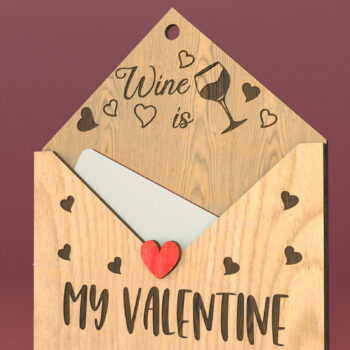 Intra απο ξύλο plywood 3mm-4mm πάχος – Πακέτο με δωροκάρτες για την ημέρα του Αγίου Βαλεντίνου Δίασταση  20x20 cm INTRAFABR-83943554 - Image 7