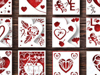 Intra απο ξύλο plywood 3mm-4mm πάχος – Δωροκάρτα για την Ημέρα του Αγίου Βαλεντίνου Πακέτο 826 Δίασταση  20x20 cm INTRAFABR-56565978 - Image 3