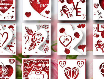 Intra απο ξύλο plywood 3mm-4mm πάχος – Δωροκάρτα για την Ημέρα του Αγίου Βαλεντίνου Πακέτο 826 Δίασταση  20x20 cm INTRAFABR-56565978 - Image 4